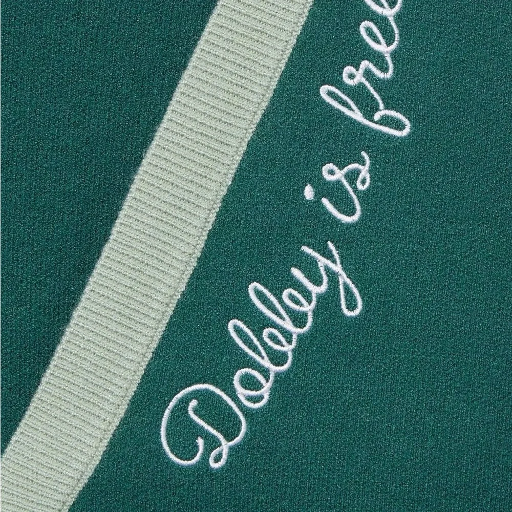 Chic Forest Green Embroidered Cardigan by Alboe - Picture 3 of 6